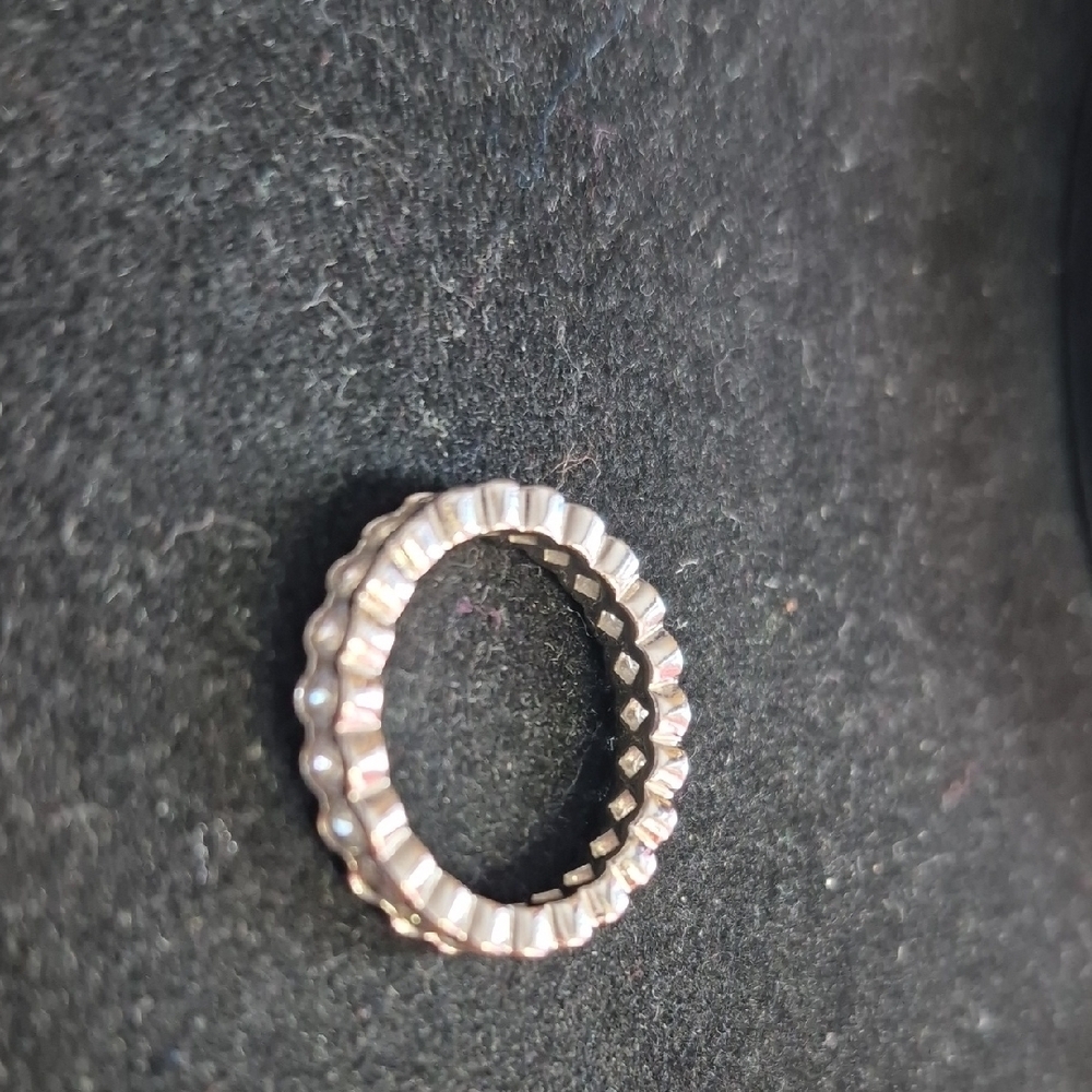 Tocara Sterling Silver DiAmi Eternity Ring (J78) - Picture 3 of 4
